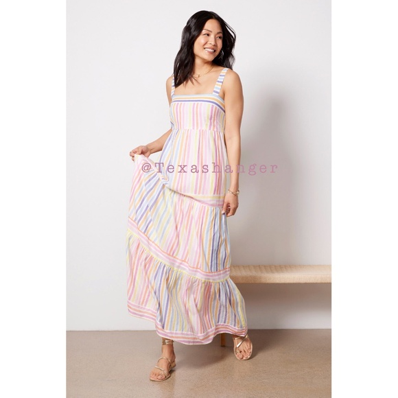 NWT Banjanan Daniella Dress M Medium Candy Stripe - Picture 9 of 16